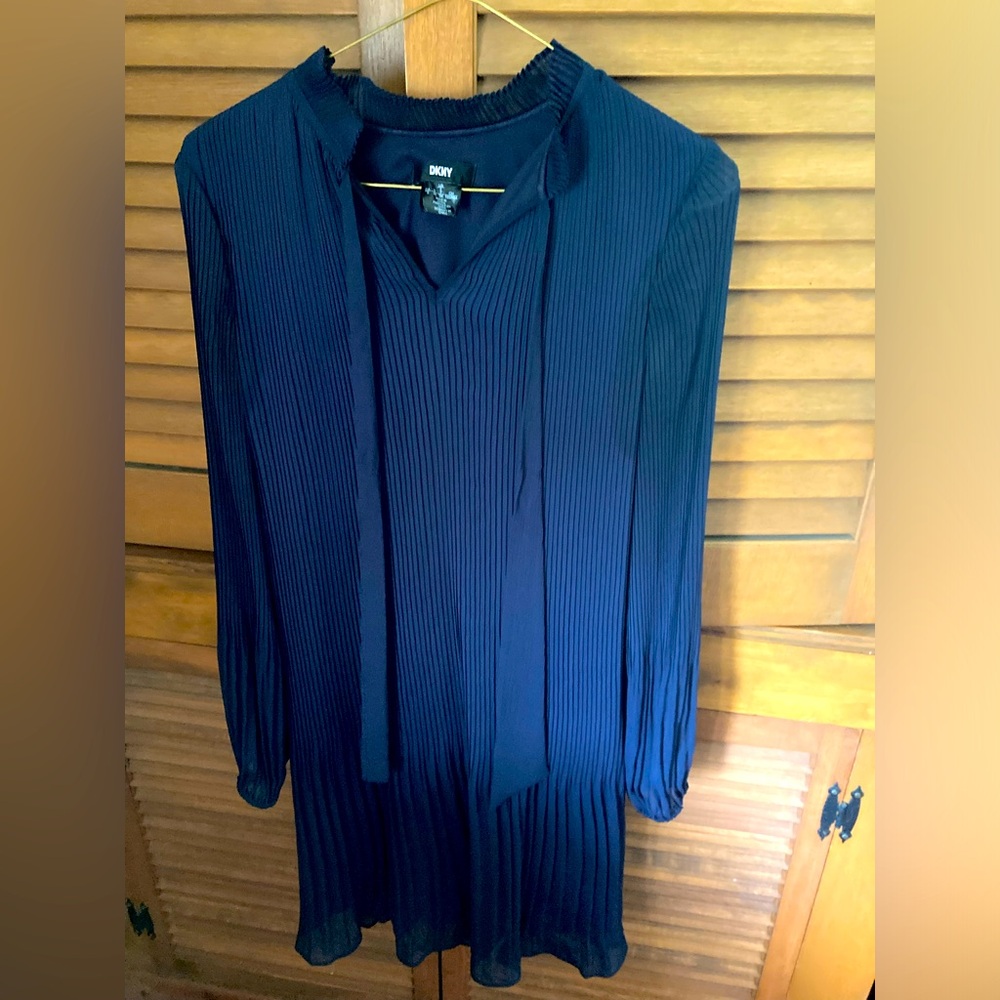DKNY mid-length dress, dark blue